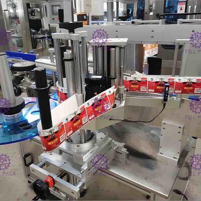 SUS304 40m/Min Flat Bottle Labeling Machine, aplicador quadrado da etiqueta da garrafa