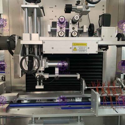 Máquina de etiquetas lisa da etiqueta da garrafa do ANIMAL DE ESTIMAÇÃO fotoelétrico do PVC da luva do psiquiatra