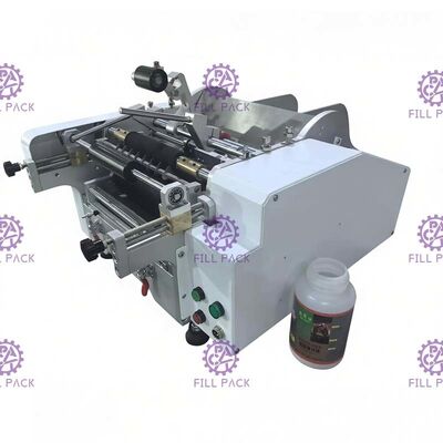 Máquina de etiquetas industrial semi automática da garrafa para etiquetas molhadas do papel da colagem