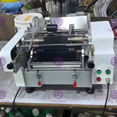 Máquina de etiquetas industrial semi automática da garrafa para etiquetas molhadas do papel da colagem