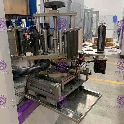 Tipo giratório máquina de etiquetas autoadesiva da garrafa de vidro da cerveja da etiqueta para a única etiqueta