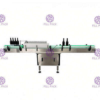 Máquina de etiquetas automática do frasco de vidro redondo colagem molhada de alta velocidade