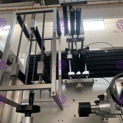 Tipo de alimentação dobro automático máquina de etiquetas da garrafa para a etiqueta 250BPM do ANIMAL DE ESTIMAÇÃO/PVC