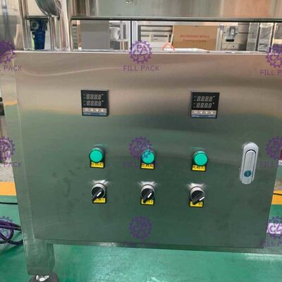 Móvel quente da máquina de etiquetas da luva do psiquiatra do enchimento SUS304 com rodas