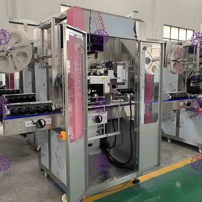 máquina de etiquetas da garrafa do suco 100-200BPM com tela táctil ajustável