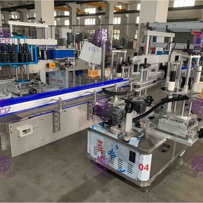 equipamento de rotulagem industrial da garrafa de óleo 1200W tipo conduzido bonde