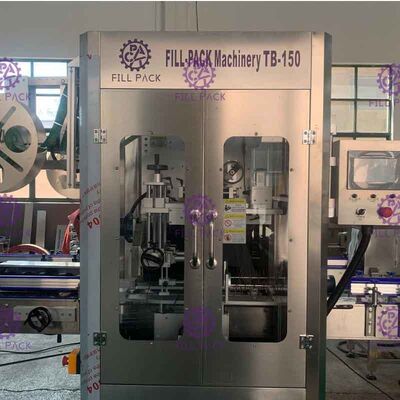 Um/único ANIMAL DE ESTIMAÇÃO do PVC da cabeça/rotulagem plástica do psiquiatra da luva da garrafa/máquina/equipamento/planta/sistema do Labeler