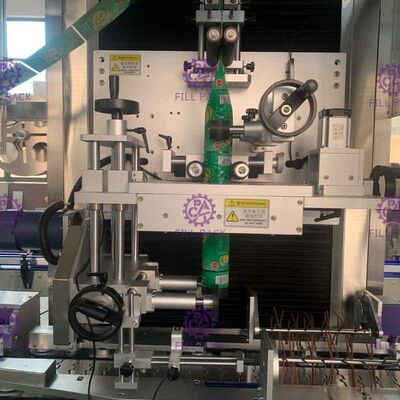 Um/único ANIMAL DE ESTIMAÇÃO do PVC da cabeça/rotulagem plástica do psiquiatra da luva da garrafa/máquina/equipamento/planta/sistema do Labeler