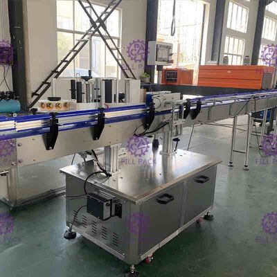 única máquina de etiquetas lateral do esparadrapo 1800bph para a garrafa redonda pequena