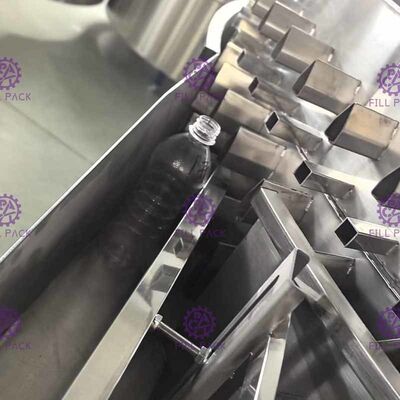 ANIMAL DE ESTIMAÇÃO/linha plástica sistema do equipamento da máquina de classificação da garrafa do PE de Unscrambler da planta que recebe a tabela do acumulador