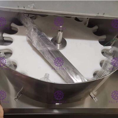 Tipo redondo máquina da placa de classificação pequena da garrafa para o sistema de enchimento da água
