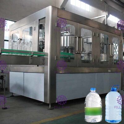 Cabeças de aço inoxidável da máquina de engarrafamento 10 da água potável com tipo linear