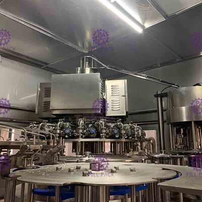 Máquina de enchimento vertical de enchimento da garrafa plástica da planta da água potável da capacidade alta