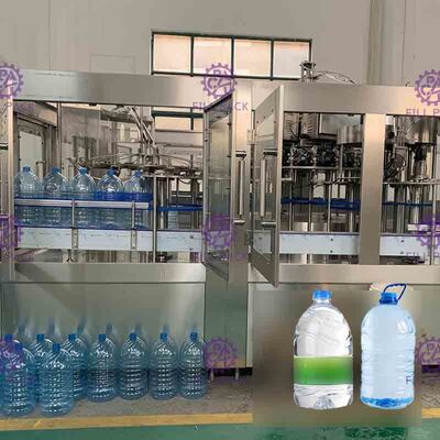 3 em 1 planta de água potável da garrafa de Monoblock 5L, planta de enchimento da água mineral