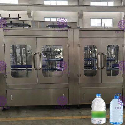 3L / garrafa plástica 2 da água 5L/10L mineral em 1 equipamento/planta/máquina/sistema/linha tampando de enchimento de enxaguadela