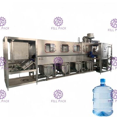 Máquina de enchimento automática da água de 5 galões 300BPH com controle do PLC