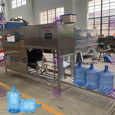Monoblock máquina de enchimento da água de 5 galões, linha de produção da água do tambor