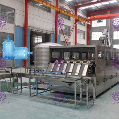 900BPH automático máquina de enchimento da água de 5 galões com linhas tipo da bomba 6 de Nanfang