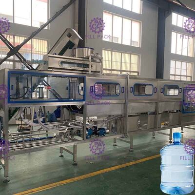 3 automáticos em 1 máquina de enchimento da água com a garrafa do plástico de 5 galões
