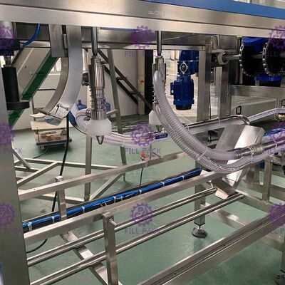 SUS304 máquina de enchimento da água de 5 galões/linha, máquina de enchimento pura da água 200BPH