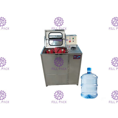 Máquina de enchimento semi auto da água do abre-garrafas de 5 galões com janela de verificação