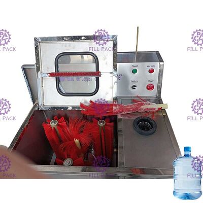 interno 300BPH semi automático - máquina de enchimento exterior 304 de aço inoxidável da água de 5 galões