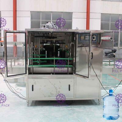 Água da cubeta/garrafa do tambor/galão que enxágua o equipamento/planta/máquina/sistema/linha tampando de enchimento