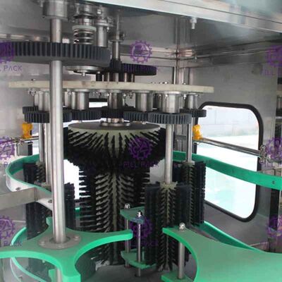 Máquina de enchimento automática de lavagem da água de quatro etapas com corrente de aço inoxidável