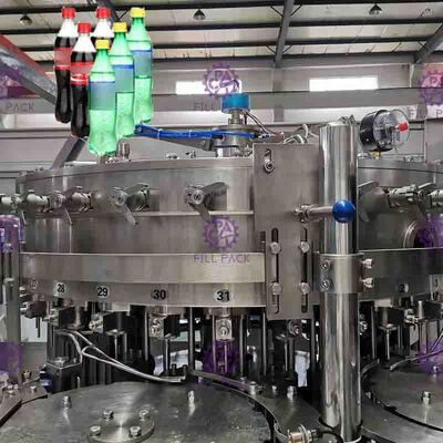 3 automáticos em 1 fase de engarrafamento do alimento do equipamento do refresco de aço inoxidável