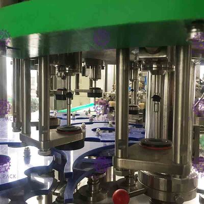 PET o vidro plástico 3 em 1 máquina de engarrafamento do vinho da água gasosa/equipamento/linha/planta/sistema Monobloc