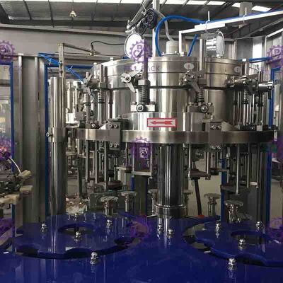 PET o vidro plástico 3 em 1 máquina de engarrafamento do vinho da água gasosa/equipamento/linha/planta/sistema Monobloc