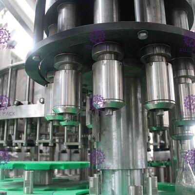 3 em 1 garrafa de vidro Monobloc tampando de enchimento carbonatada da máquina da bebida com tampão de alumínio