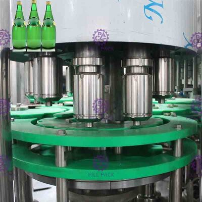 Vidro plástico 3 em 1 produção da garrafa de vinho da água gasosa/máquina/equipamento/linha/sistema Monobloc da produção