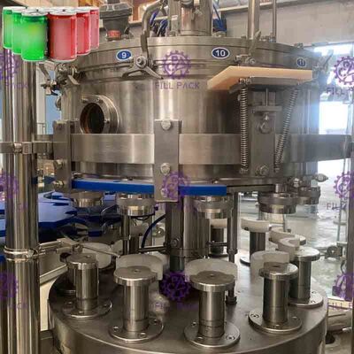 A lata do ANIMAL DE ESTIMAÇÃO/lata carbonatou a máquina de enchimento da bebida, máquina tampando de enchimento automática completa