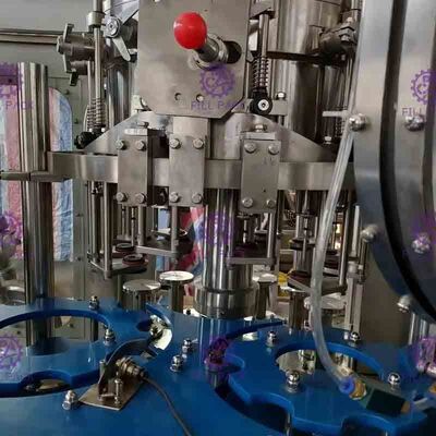 Auto linha do enchimento do refresco do controle do tela táctil para a garrafa de vidro
