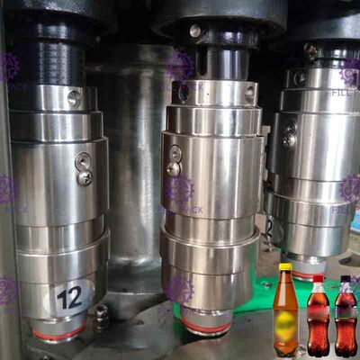 A cola/carbonatou a linha de enchimento alta velocidade do refresco de 5Kw para a garrafa plástica