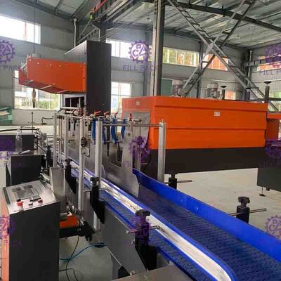 tela táctil de 10pcs/Min Bottle Shrink Wrap Machine para a cola do suco