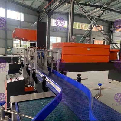 tela táctil de 10pcs/Min Bottle Shrink Wrap Machine para a cola do suco