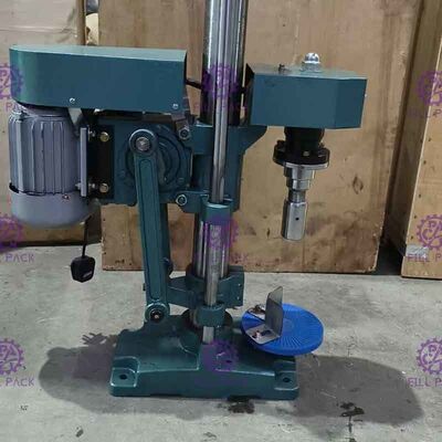 Máquina tampando semi automática de alumínio da coroa do parafuso 15BPM