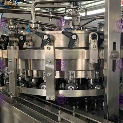 Parafuse o tipo de alimentação controle do Plc da máquina de enchimento da cola/lata de soda/da máquina de colocação em latas