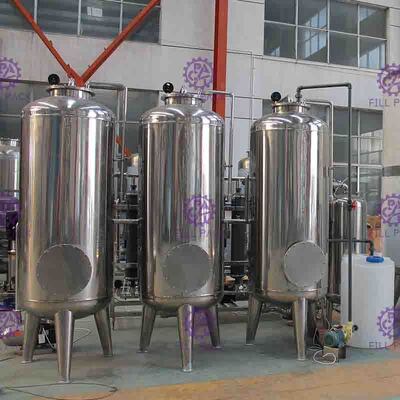 Sistema de aço inoxidável automático do tratamento da água de 10000LPH F para a água potável