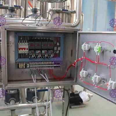 Sistema de aço inoxidável automático do tratamento da água de 10000LPH F para a água potável