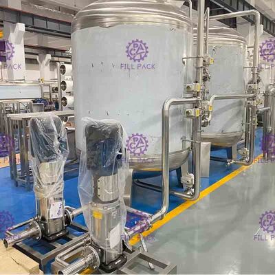 SUS magnético do tratamento da água 3TPH que abriga a tubulação de UPVC instalada