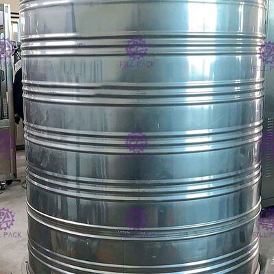 2T que bebe/tanque de armazenamento mineral/puro 304 de aço inoxidável da água