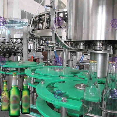 Garrafa de cerveja 3 in-1 que enxágua a máquina tampando de enchimento, equipamento líquido do enchimento