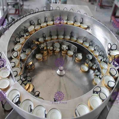 Garrafa de vidro 3 em 1 máquina de enchimento da cerveja e tampando de lavagem para a tração Ring Cap