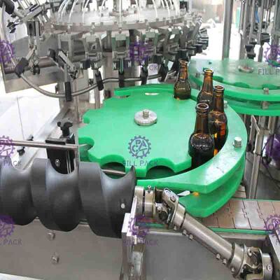Equipamento japonês do engarrafamento de cerveja do PLC para o tampão do anel de tração da garrafa de vidro