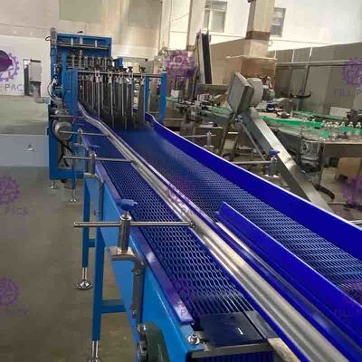 Envoltório linear totalmente automático do psiquiatra para o equipamento plástico da embalagem da garrafa com filmes impressos