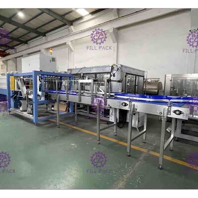 Máquina de embalagem automática da garrafa do PLC, 380V caixa de 50/60 de hertz que forma a máquina
