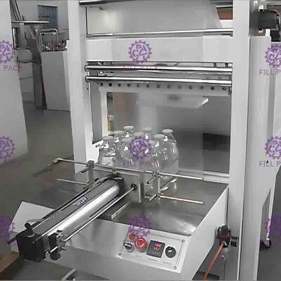 Máquina de embalagem de papel manual da garrafa da pálete para a bebida que processa 8 sacos/minuto
